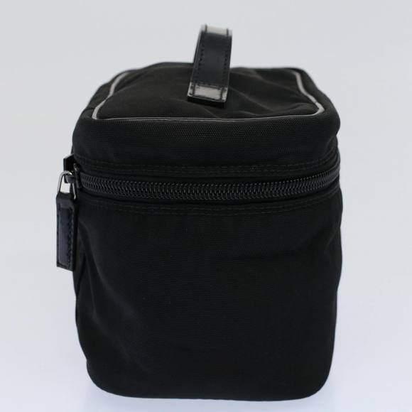 GUCCI Vanity Cosmetic Pouch Nylon Canvas Black 039 0951 Auth ep2207 - Picture 4 of 16